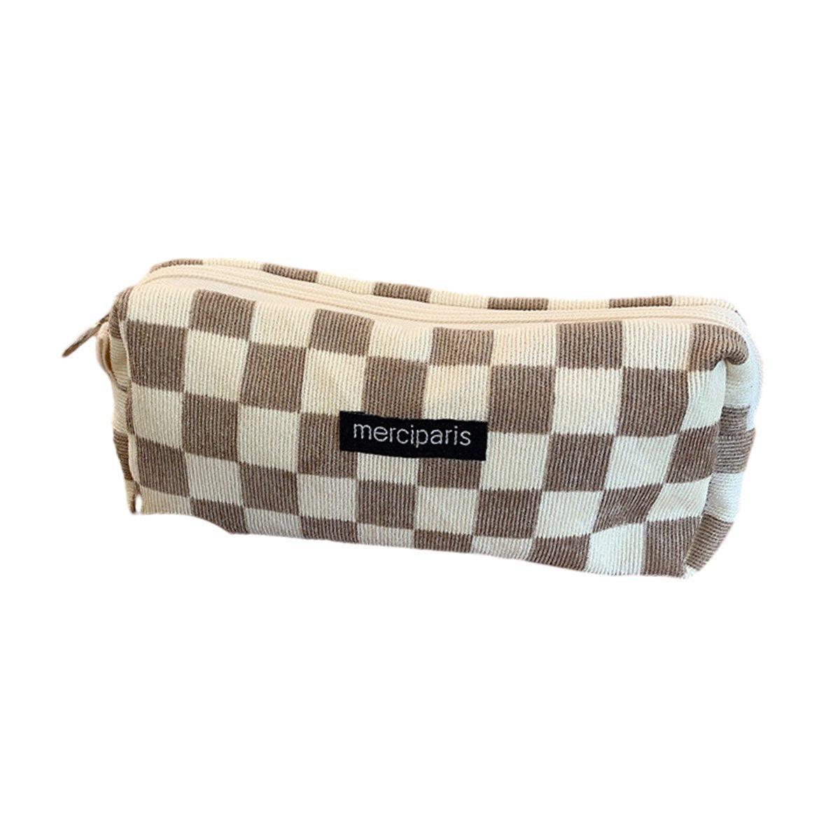 Large Capacity Pencil Case Organiser Bag Stationery Holder School Travel Pouch - Hong Kong Style 6