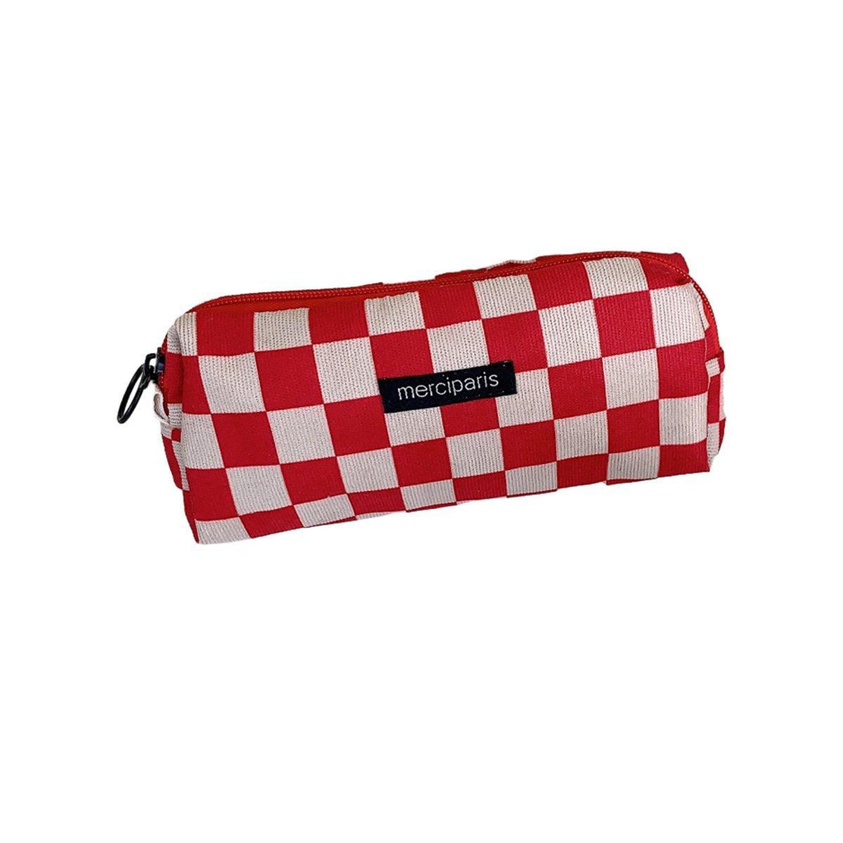 Large Capacity Pencil Case Organiser Bag Stationery Holder School Travel Pouch - Cartoon Flowers 9