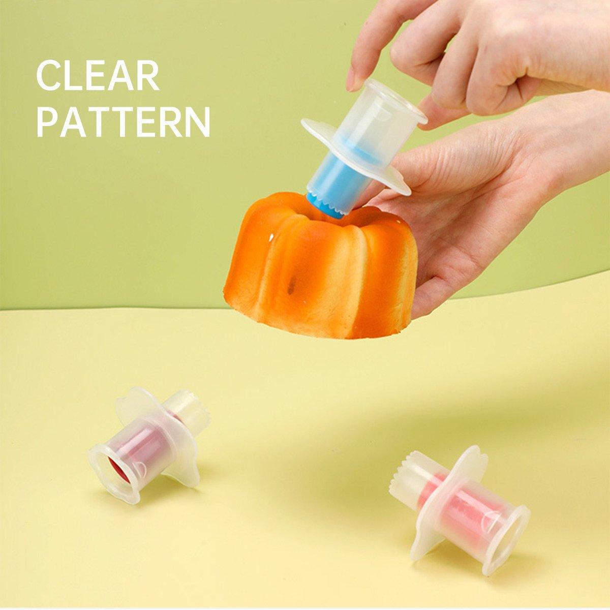 2PCS Eco-Friendly Plastic Paper Cup Cake Corer Pastry Hollowing Tool Easy to Use - Purple 5