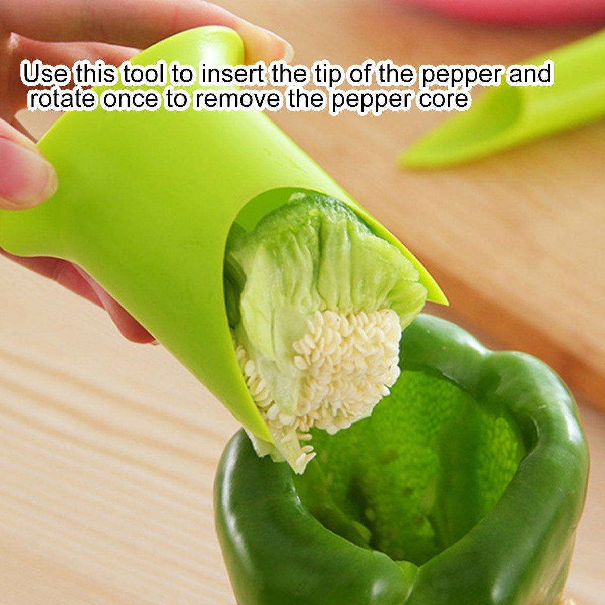 3set Fruit and Vegetable Corer Seed Remover Kitchen Tool for Easy Food Prep 5