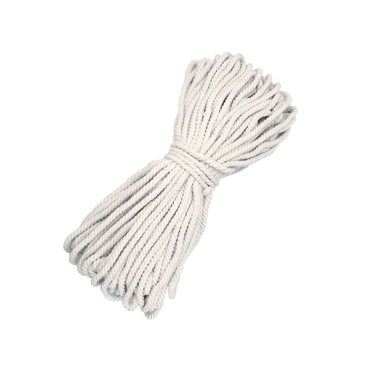 Cotton Rope Macrame Cord 1-12mm DIY Craft Tapestry Binding Decorative String - 12mm x 50m 9