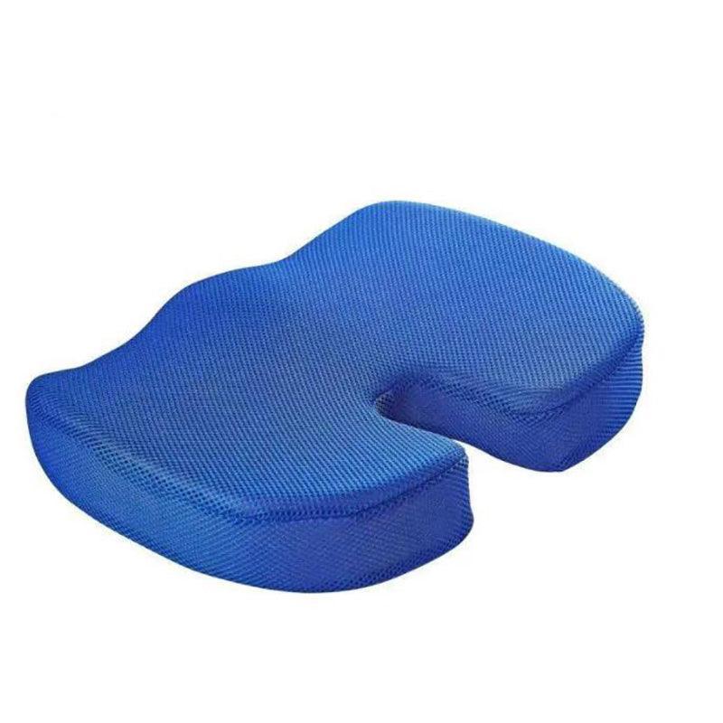 Orthopaedic Memory Foam Seat Cushion Support Back Pain Chair Pillow Car - Blue 7
