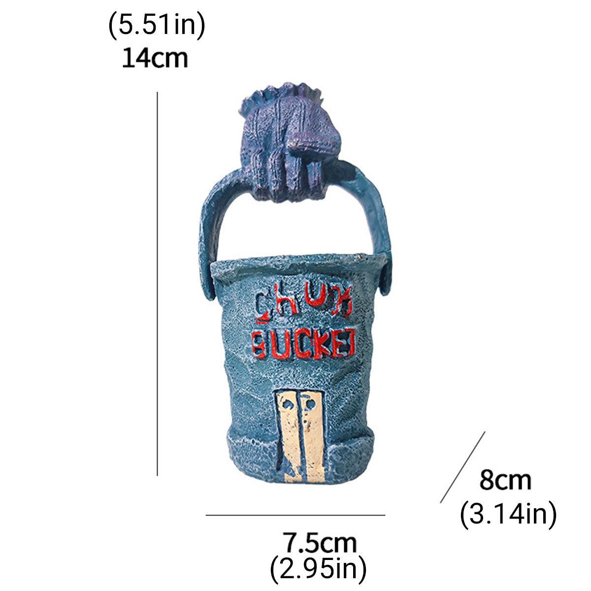 For Alien Spongebob Pineapple House Hole Fish Tank Decoration Aquarium Ornament - Crab Pot 3