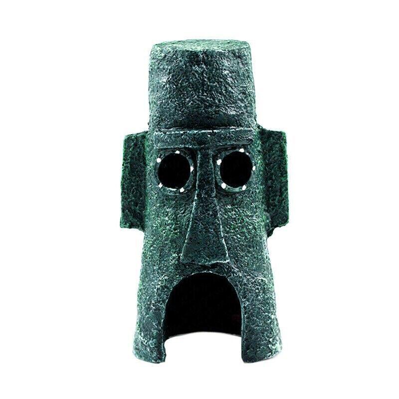 For Alien Spongebob Pineapple House Hole Fish Tank Decoration Aquarium Ornament - Crab Pot 8