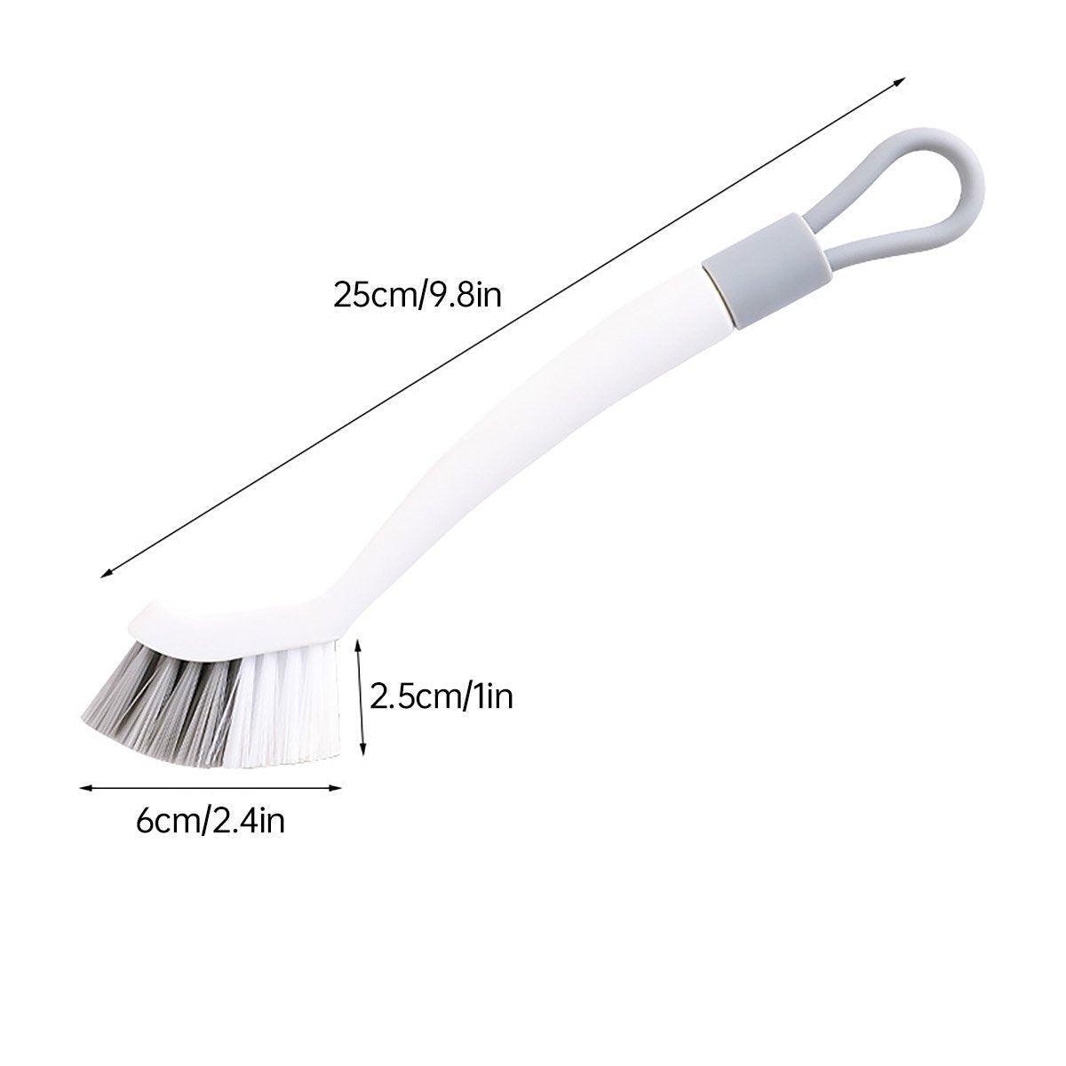 1/2pcs Small Brush for Bathroom Tile Wall Floor Gap Corner Seam Cleaning Tool - 2PCS 3