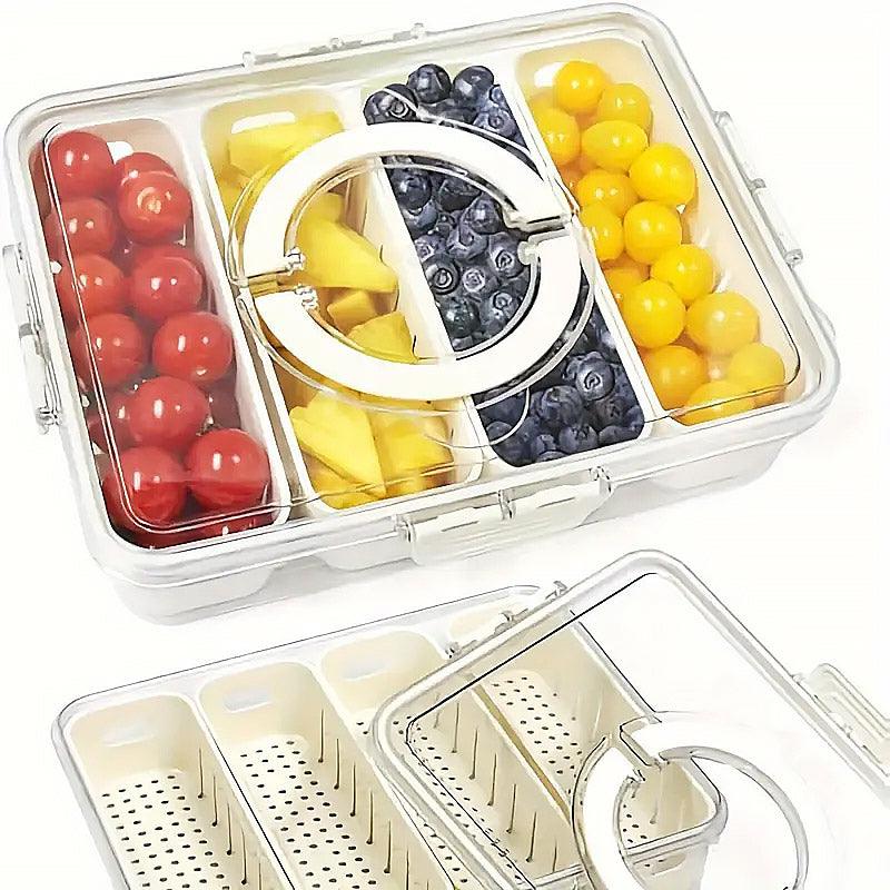 Refrigerator Crisper Storage Box Food Organizer Container for Kitchen Fridge 4