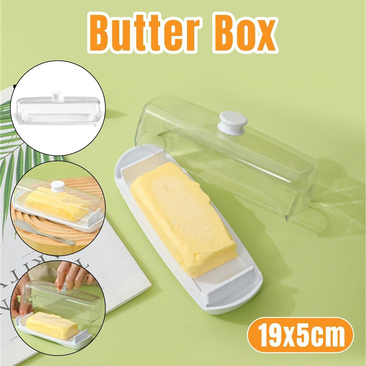 Butter Cheese Box Crisper Fruit Storage Container Multi Purpose Food Organizer