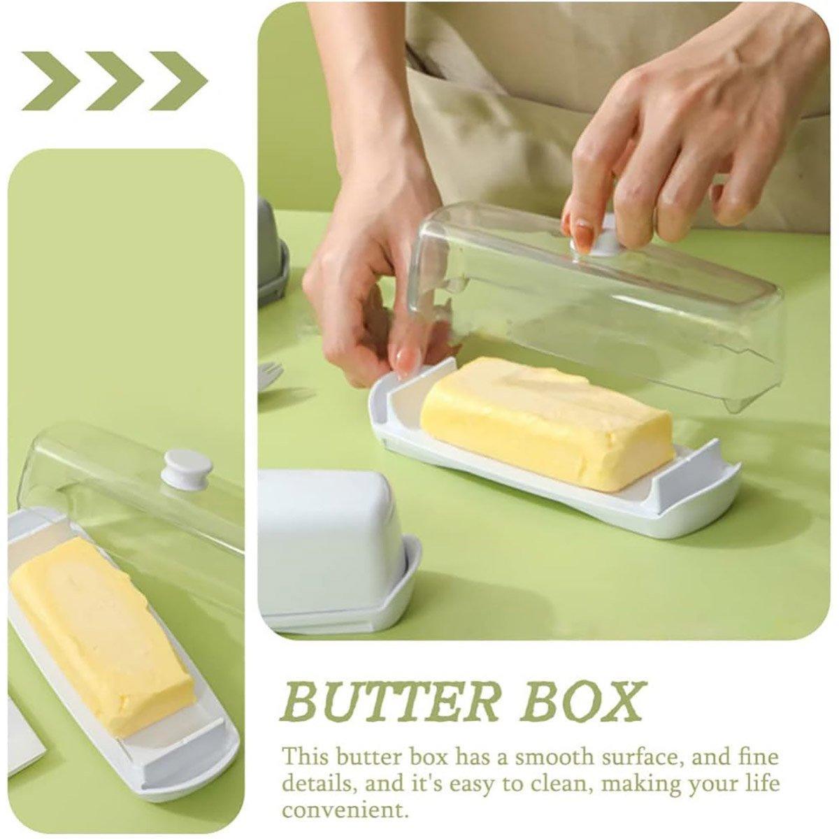 Butter Cheese Box Crisper Fruit Storage Container Multi Purpose Food Organizer 4