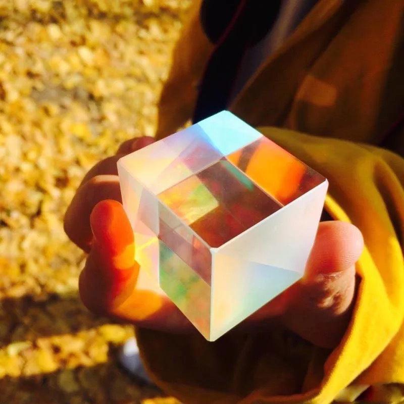 Glass Prism Cube 15 20 25mm RGB Dispersion Science Experiment or Storage Bag - Only 1PC Storage Bag 3