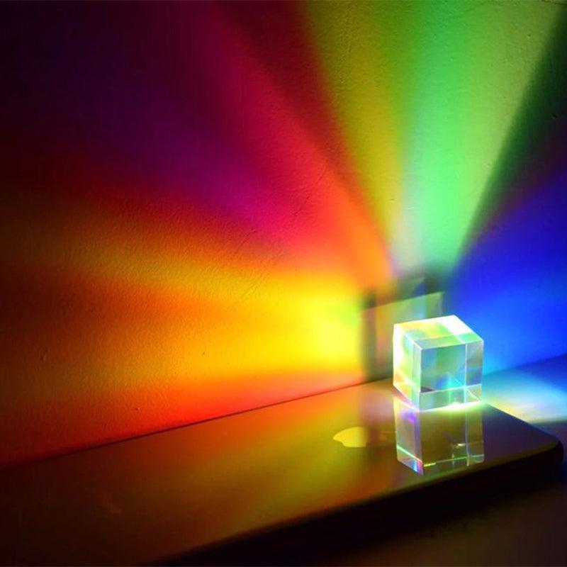 Glass Prism Cube 15 20 25mm RGB Dispersion Science Experiment or Storage Bag - Only 1PC Storage Bag 5