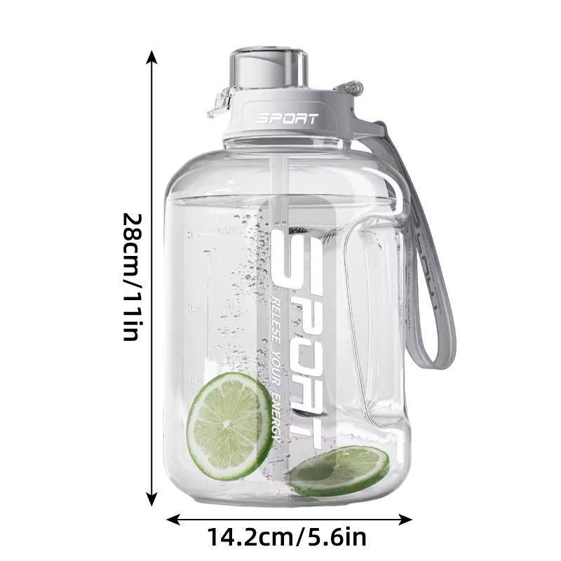 Large Capacity Water Cup Fitness Sports Water Bottle for Gym Outdoor Activities - Green 3