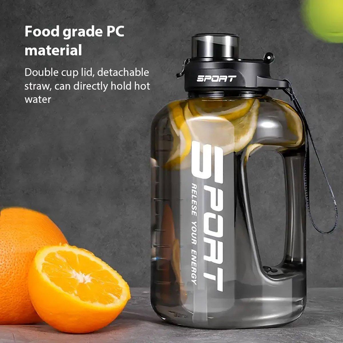 Large Capacity Water Cup Fitness Sports Water Bottle for Gym Outdoor Activities - Green 5