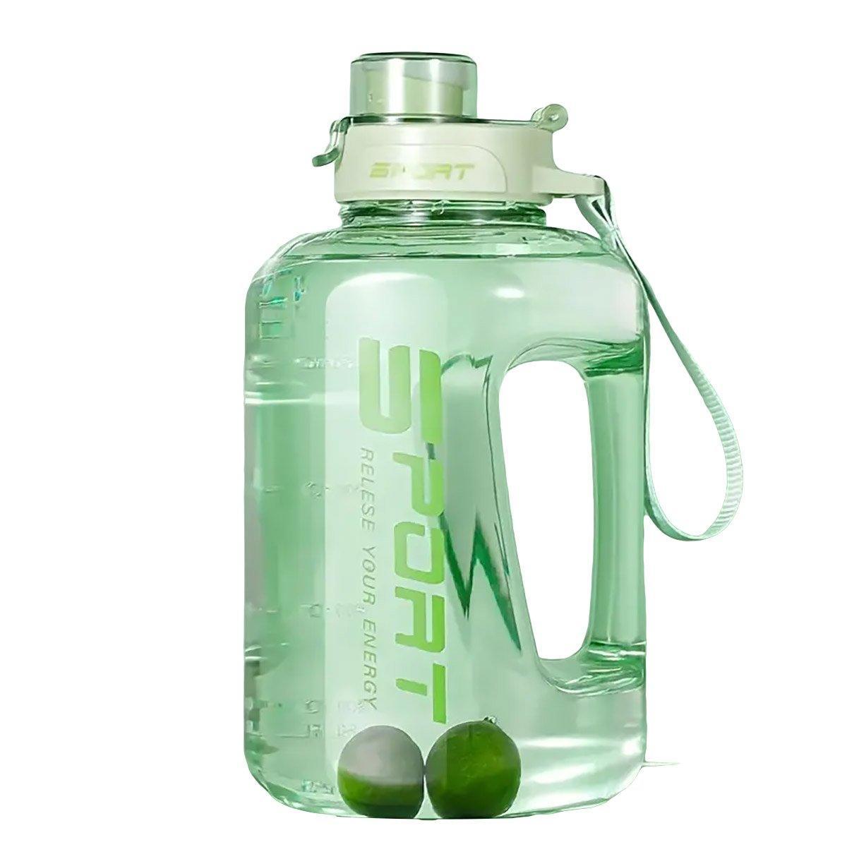 Large Capacity Water Cup Fitness Sports Water Bottle for Gym Outdoor Activities - Green 7