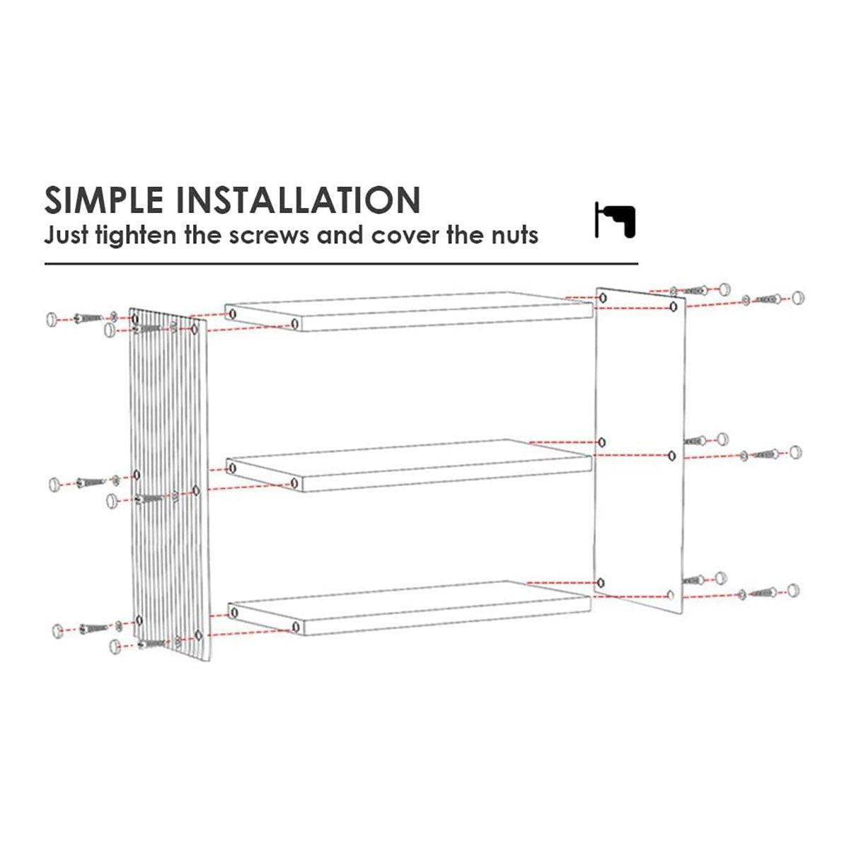 Acrylic Desktop Cup Holder Multi-Purpose Portable Storage Organizer For Home - Brown 3