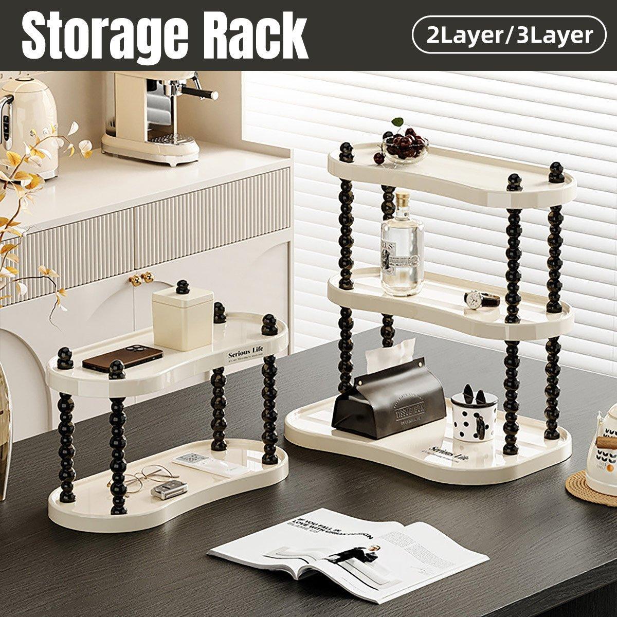 Cup Rack Mug Display Shelf Kitchen Organizer Bar Mug Holder Storage Stand - 3-Layer