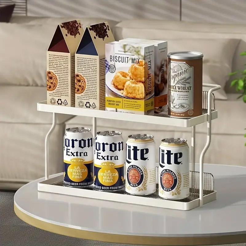 2 Tier Shelf Kitchen Storage Rack Organizer for Home and Countertop Organization 4