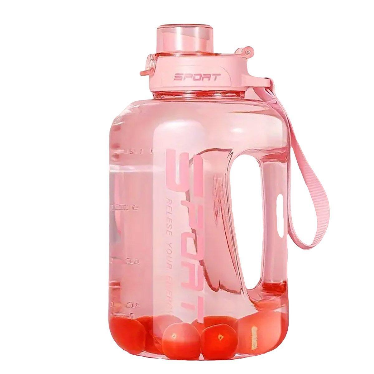 Large Capacity Water Cup Fitness Sports Water Bottle for Gym Outdoor Activities - Pink 6