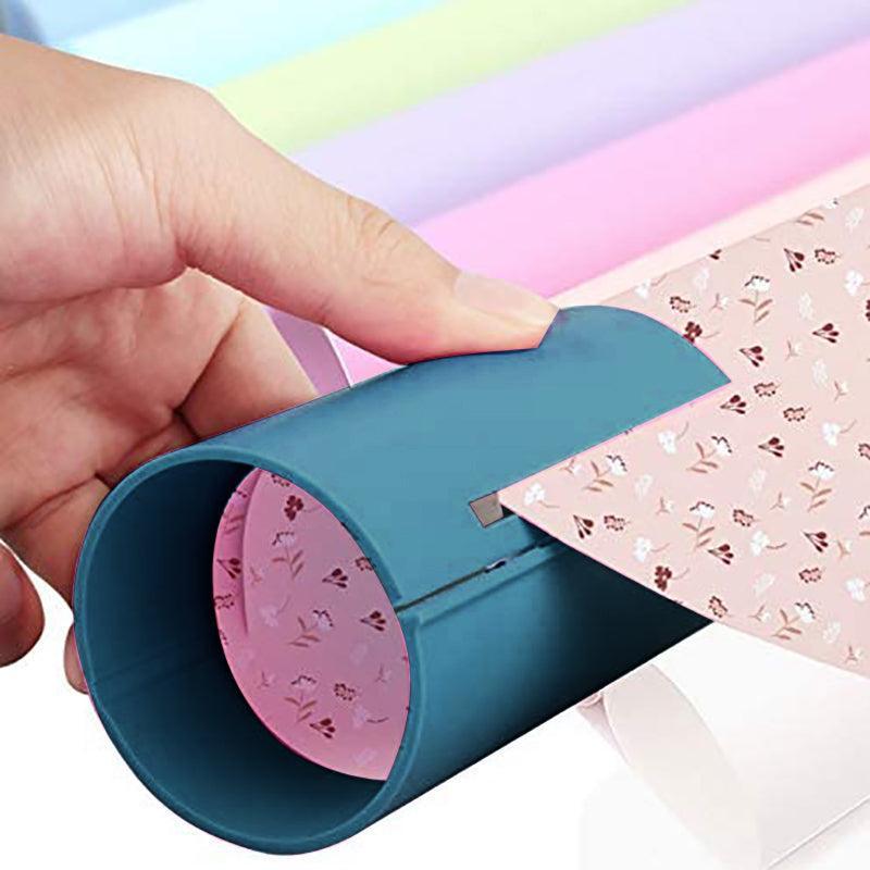 3PCS Sliding Wrapping Paper Cutter Christmas Gift Roll Cutting Tool 4
