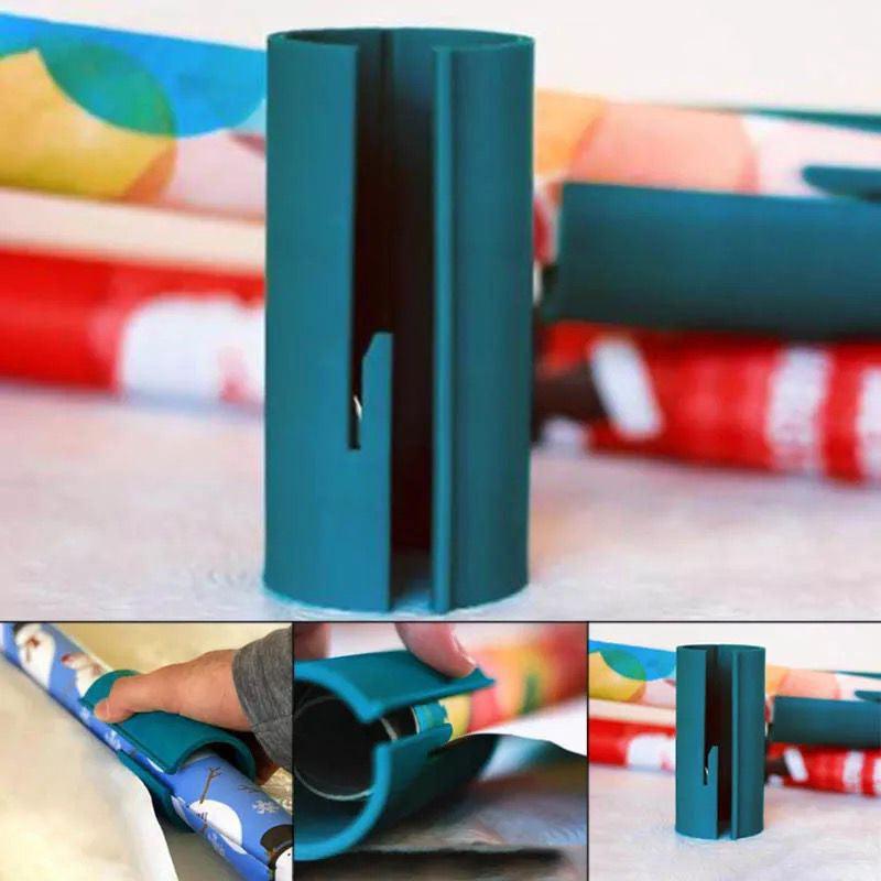 3PCS Sliding Wrapping Paper Cutter Christmas Gift Roll Cutting Tool 5