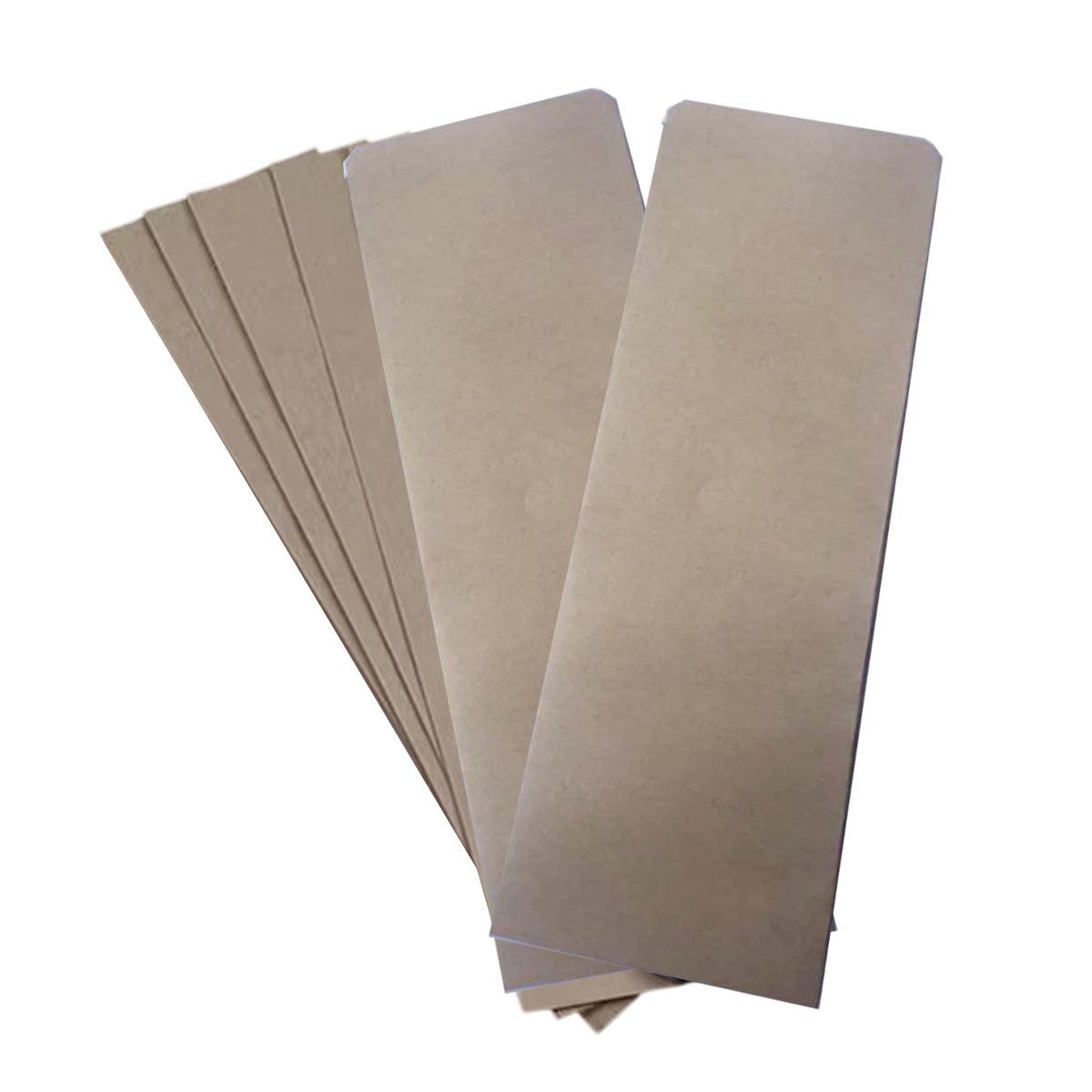 100PCS Paper Cutlery Bag Utensil Pouch Tableware Cover Restaurant Packaging Bag