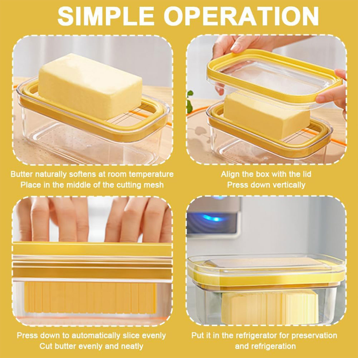 With Lid Butter Cutting Box Slicers Case Cheese Slicers Butter Dish Box 4