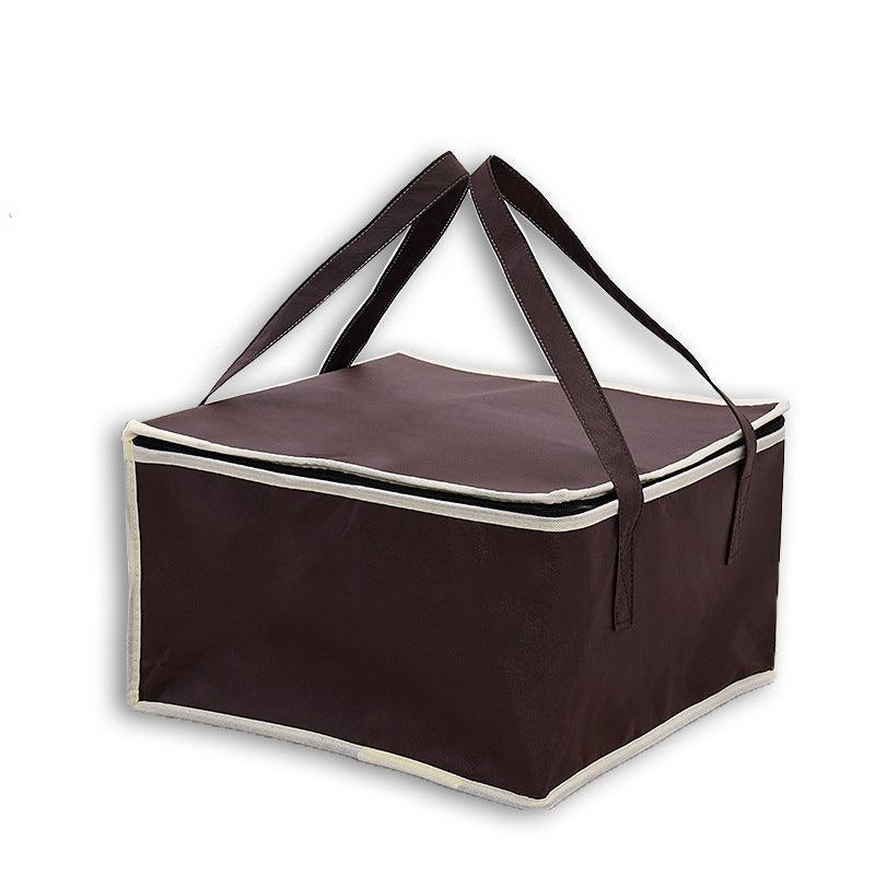 Pizza Delivery Bag Insulated Thermal Food Container Backpack Storage Insulated - Coffee 9