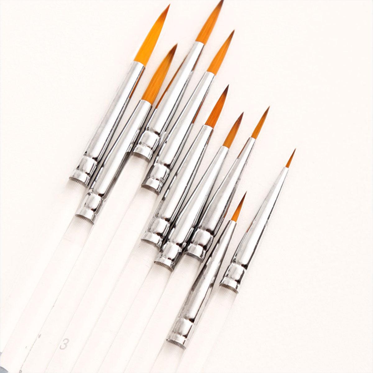 6X Extra Fine Detail Paint Brushes Art Miniatures Model Maker 4