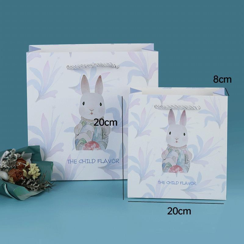 25x Creative Cartoon Animal Gift Bags Cute Birthday Party Favors Tote Paper Bags - Dinosaur-Paradise-25pcs-M 3