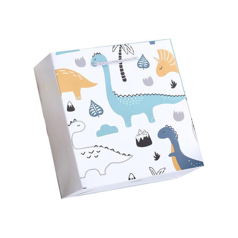 25x Creative Cartoon Animal Gift Bags Cute Birthday Party Favors Tote Paper Bags - Dinosaur-Paradise-25pcs-M 7