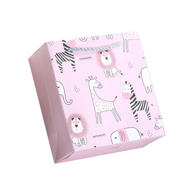 25x Creative Cartoon Animal Gift Bags Cute Birthday Party Favors Tote Paper Bags - Dinosaur-Paradise-25pcs-M 8