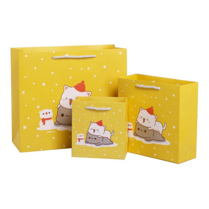 25x Creative Cartoon Animal Gift Bags Cute Birthday Party Favors Tote Paper Bags - Dinosaur-Paradise-25pcs-M 10