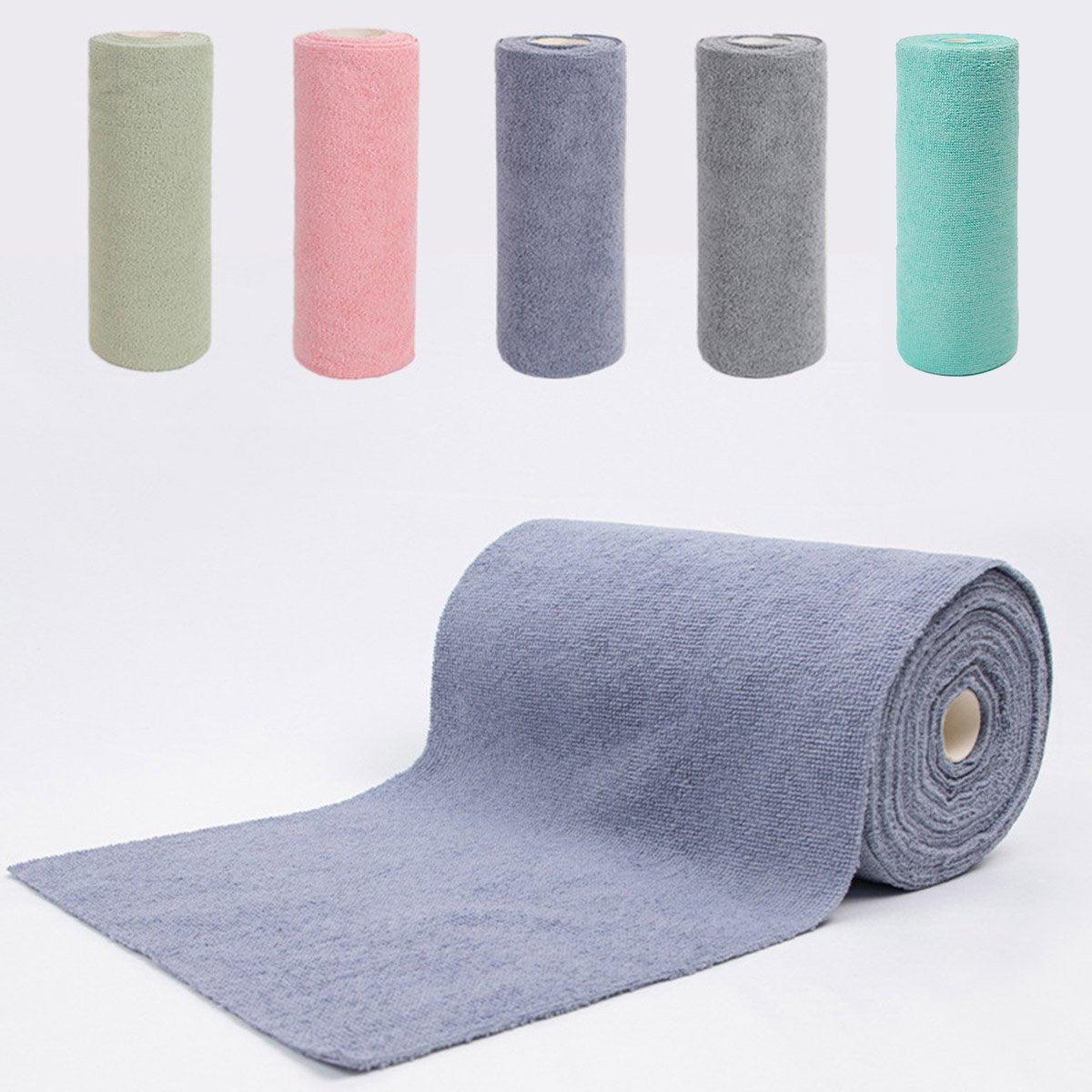 Multifunctional Kitchen Cleaning Towel Strong Absorbent Hand Tear Dish Cloth - Grey