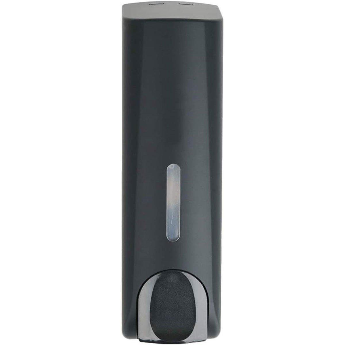 Hotel Wall Mounted Soap Dispenser Bathroom Shampoo Shower Gel Hand Soap Box - White-Double 9