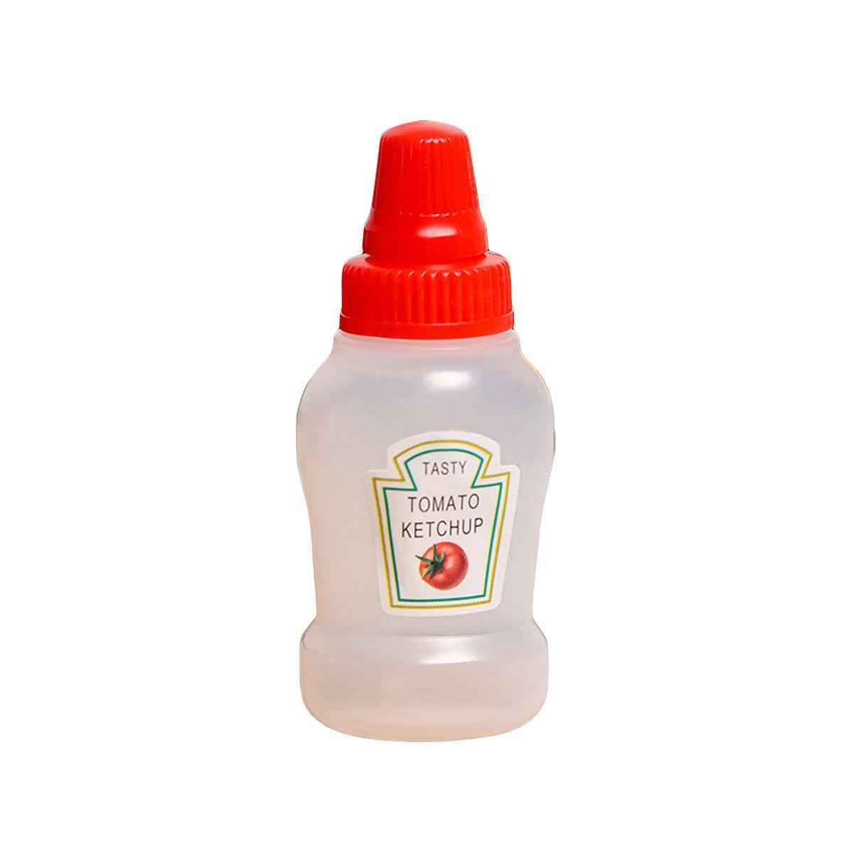 4pcs Mini Portable Sauce Box Condiment Dispensers for Picnic and Outdoor Use - Tomato sauce 9