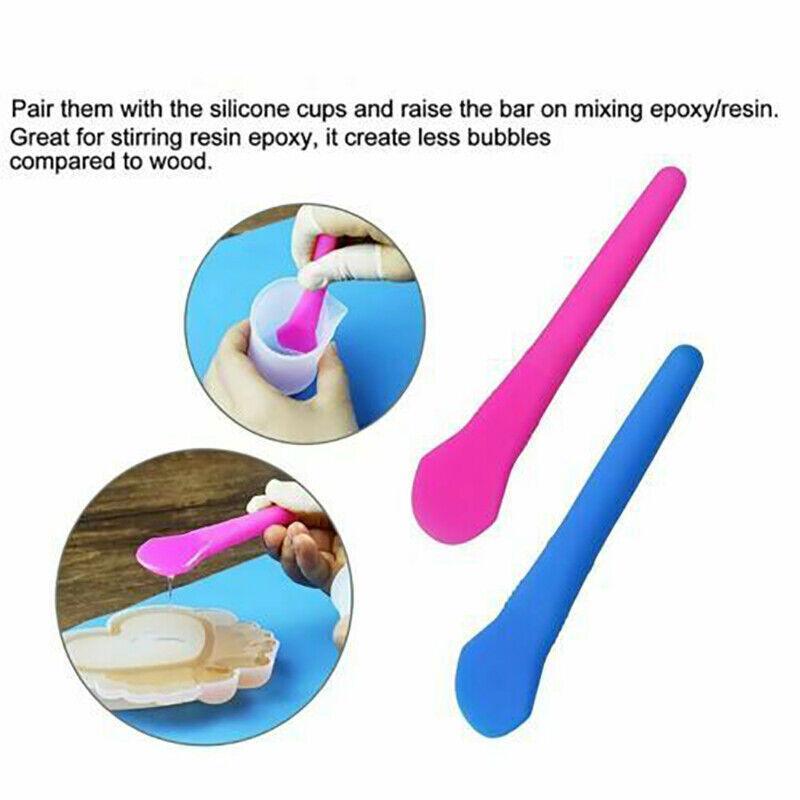 36PCS Silicone Mixing and Measuring Cup Set for Resin Casting and DIY Craft Projects 4