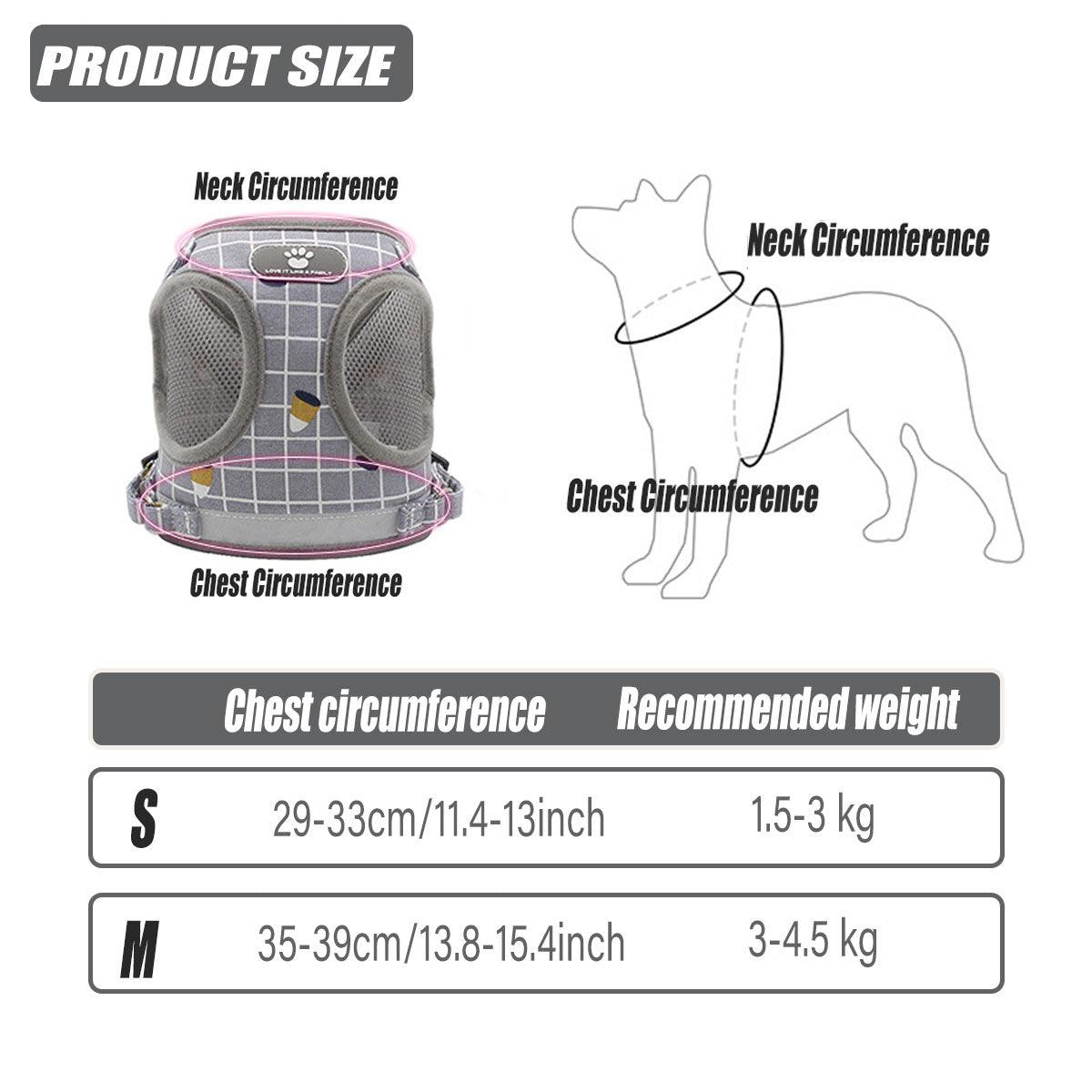 Pink Kitten Dog Cat Walking Harness Lead Leash Collar Pet Vest Mesh Adjustable - M 3