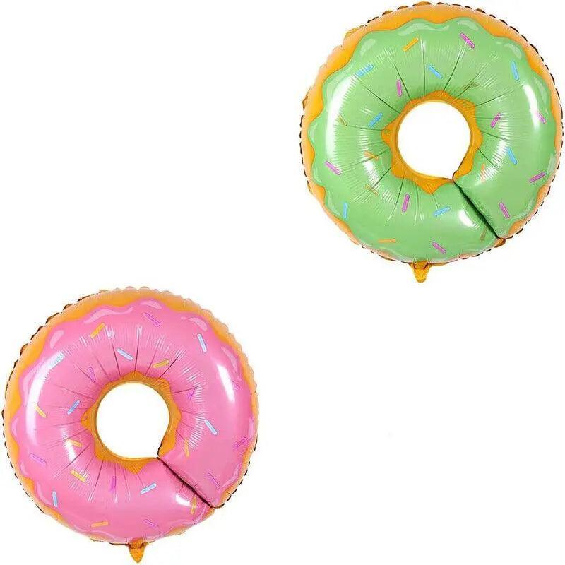 Donut Foil Balloon 75Cm Pink Green Spinkles Party Food Helium Quality Decoration - Green 4