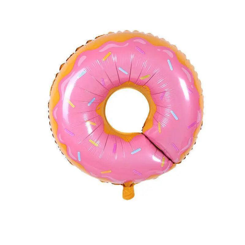 Donut Foil Balloon 75Cm Pink Green Spinkles Party Food Helium Quality Decoration - Green 6