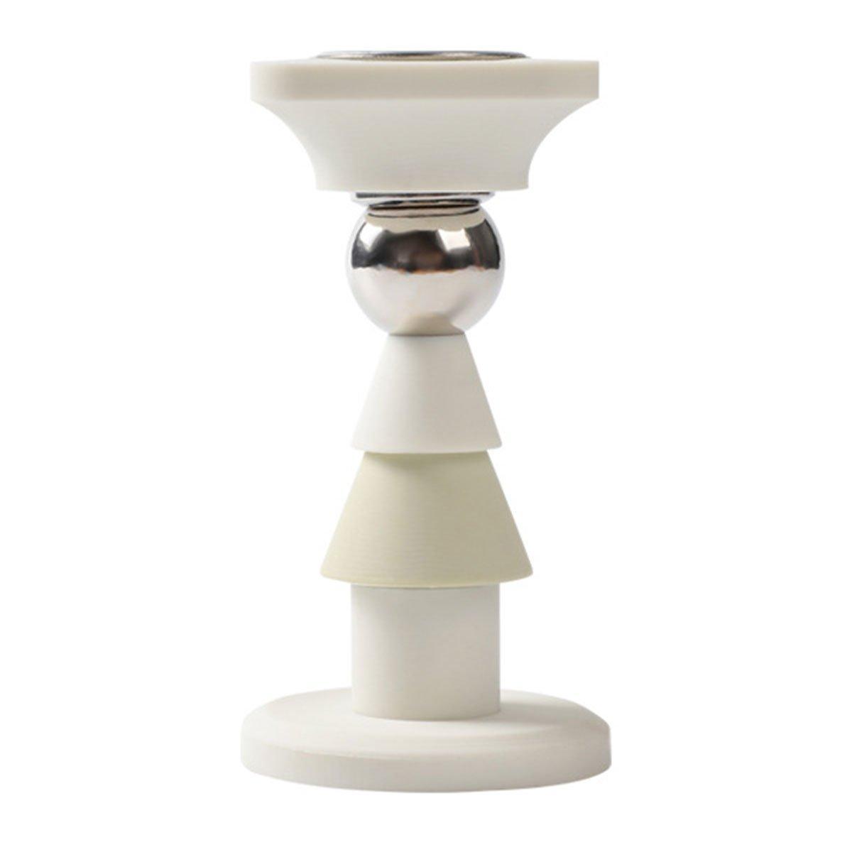 Silicone Silent Door Stopper with Suction Base and Secure Hold Catch Design - White 8