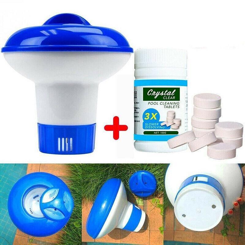 Pool Cleaning Tablets or Dispenser Floating Chlorine Hot Tub Chemical Cleaner - Only Dispenser 5