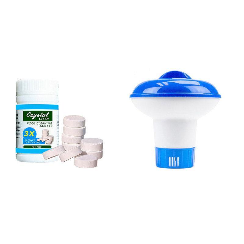 Pool Cleaning Tablets or Dispenser Floating Chlorine Hot Tub Chemical Cleaner - Only Dispenser 8