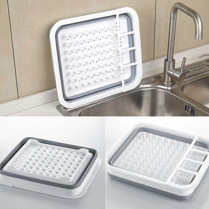Home Master Collapsible Dish Drainer Small Spaces Camping Caravan 34CM X 28.5CM 4
