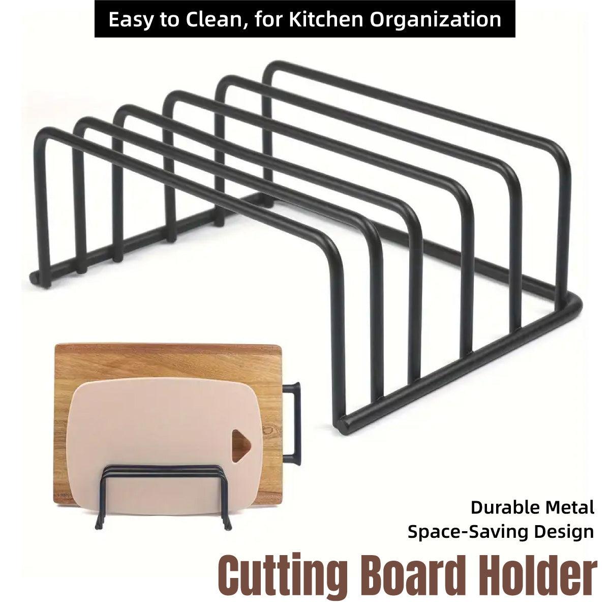 Home Kitchen Chopping Board Draining Rack Multifunction Storage Shelf Organizer