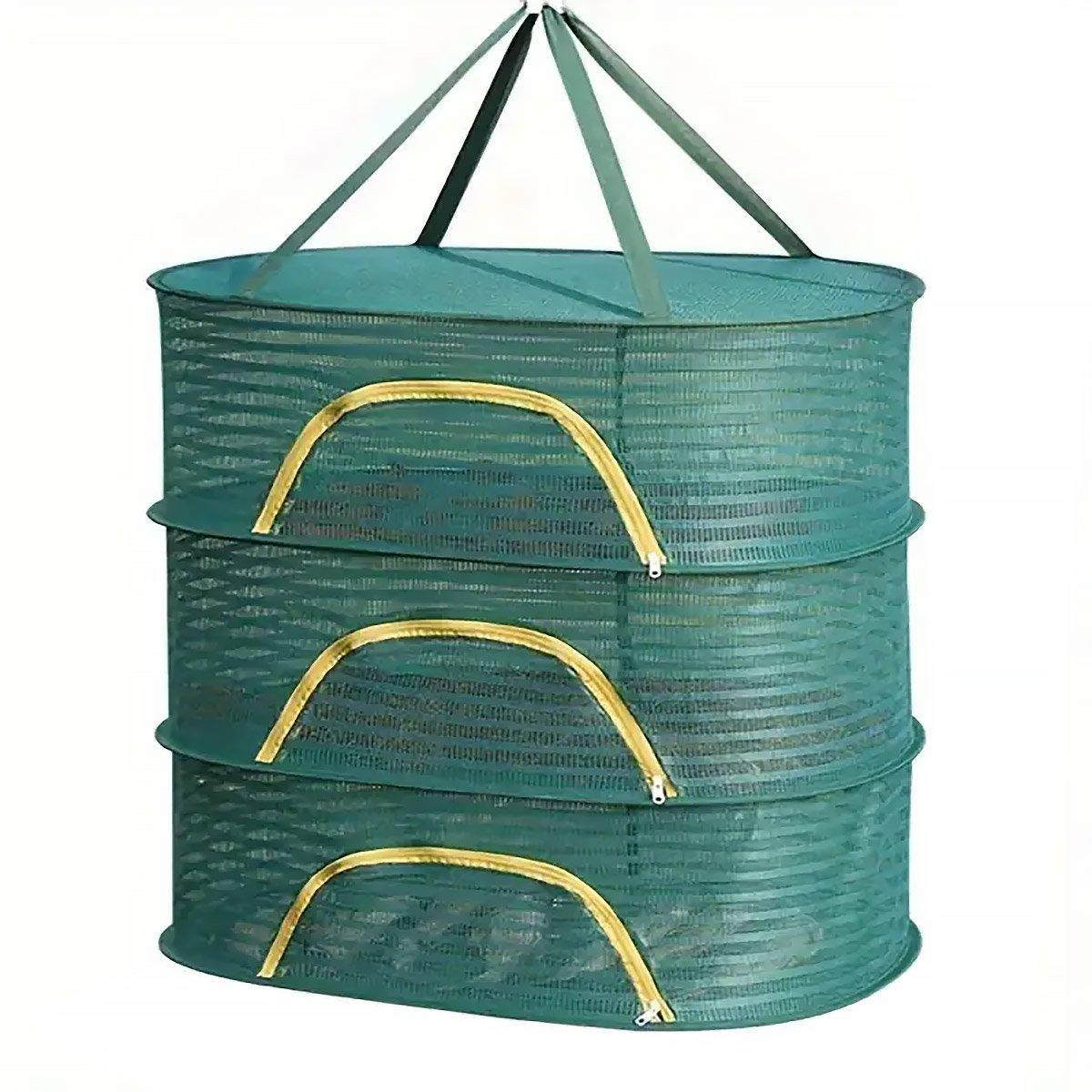 Anti Mosquito Fully Enclosed Drying Net Basket for Fish Vegetables Fruit Herbs - Single layer 8