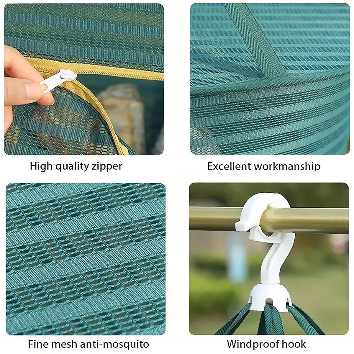 Anti Mosquito Fully Enclosed Drying Net Basket for Fish Vegetables Fruit Herbs - Double layer 4