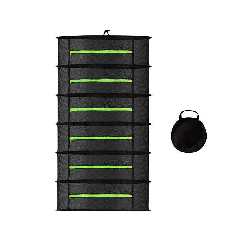 2-8 Tier Drying Net Large Shelf Hydroponic Hanging Grow Herb Plant Dry - 8 Layers 8