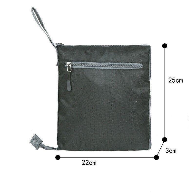 70L Large Travel Duffle Bag Foldable Waterproof Gym Bag with Shoe Compartment 4