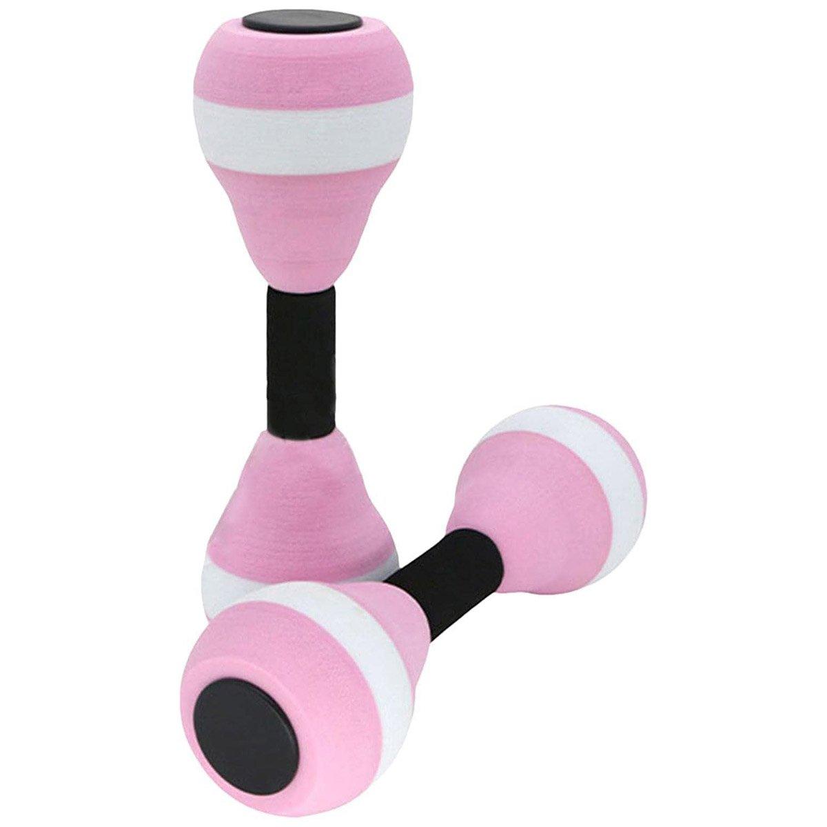 2PCS Arm Buoyancy Rings Dumbbell Style Float Set for Water Activities and Fun - Pink 6