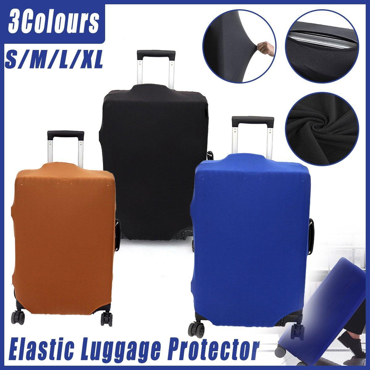 Thickened High Stretch Suitcase Dust-proof Luggage Protector Travel Case Cover - Blue-20inches