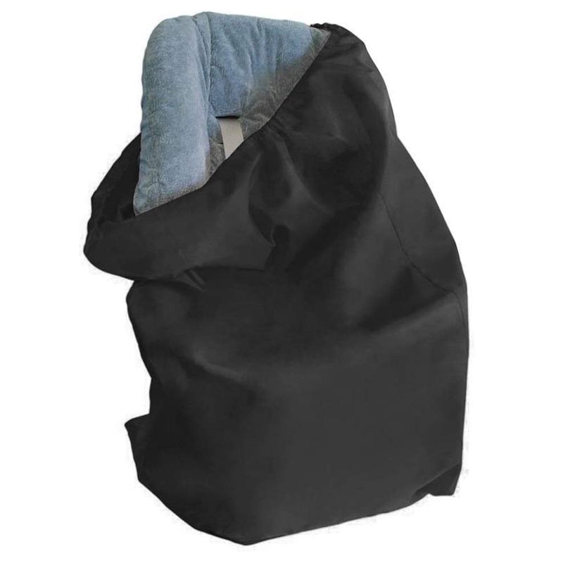 Universal Travel Bag for Carrier or Booster Seat Storage at Airport Gate